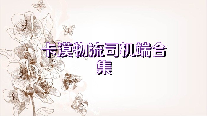 卡漠物流司机端合集
