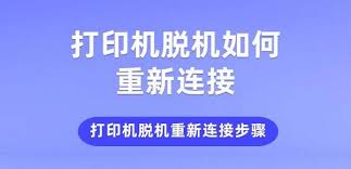 打印机脱机重新连接教程