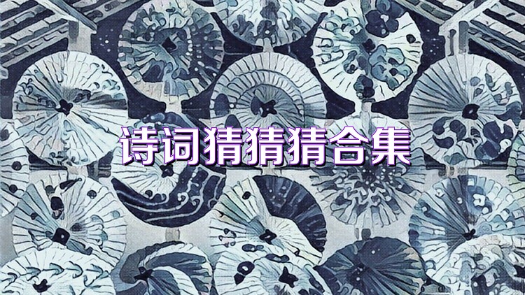 诗词猜猜猜合集