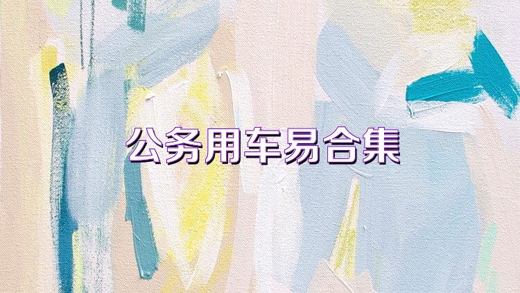 公务用车易合集