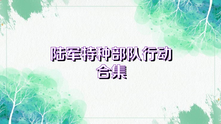 陆军特种部队行动合集