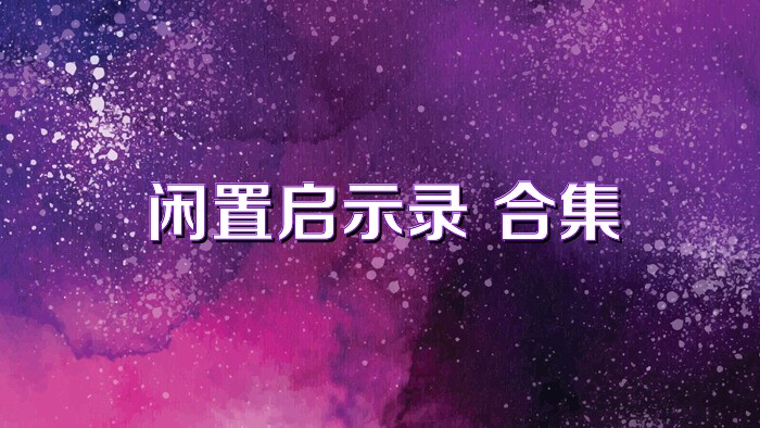 闲置启示录 合集