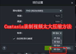 Camtasia录制视频太大如何压缩