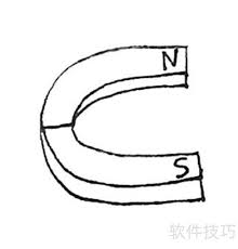 如何画高强度磁铁简笔画