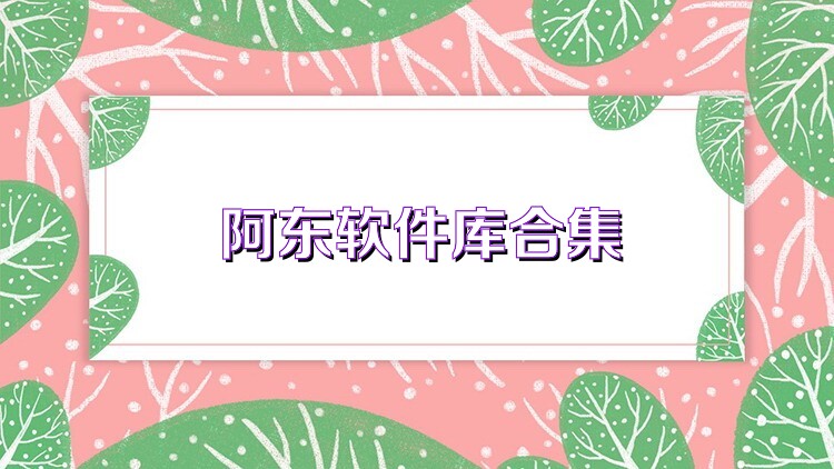 阿东软件库合集