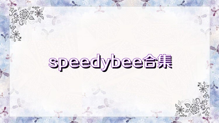 speedybee合集