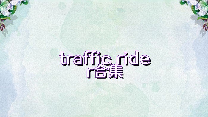 traffic rider合集