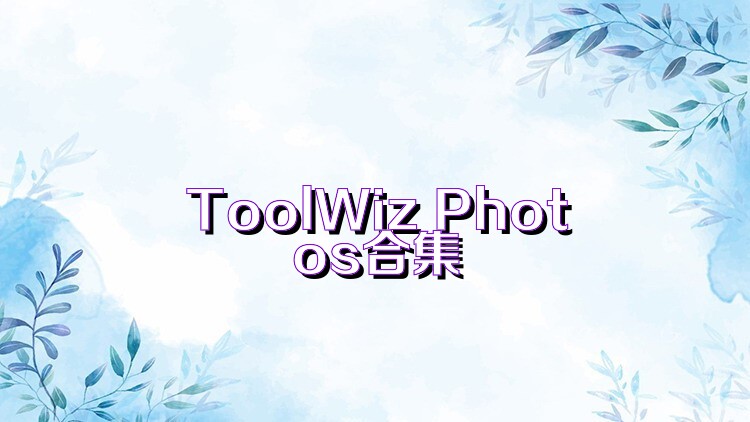 ToolWiz Photos合集