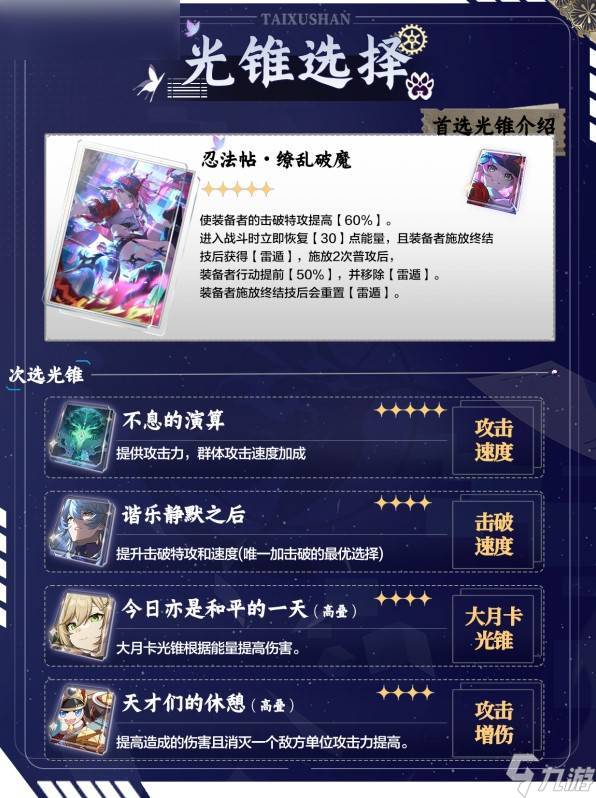 崩坏星穹铁道乱破技能配装详解