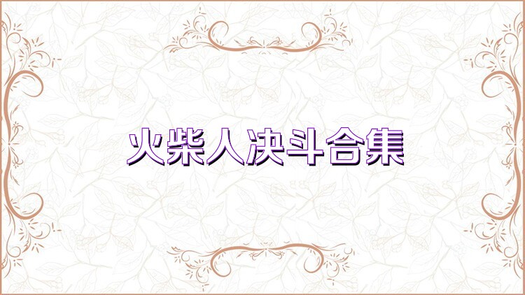 火柴人决斗合集