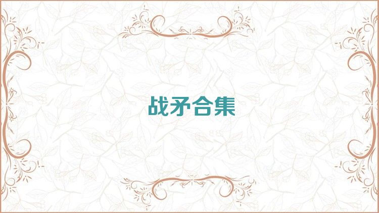 战矛合集