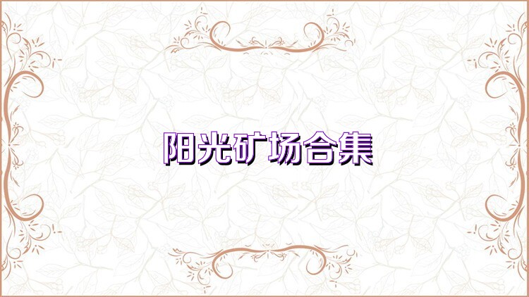 阳光矿场合集