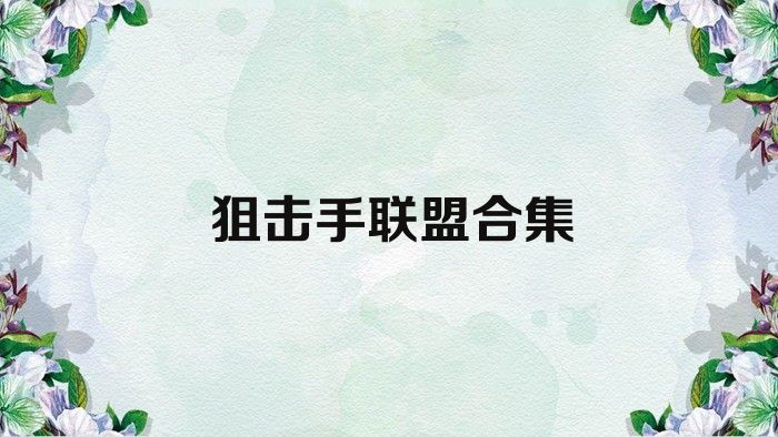 狙击手联盟合集