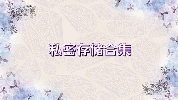 私密存储合集