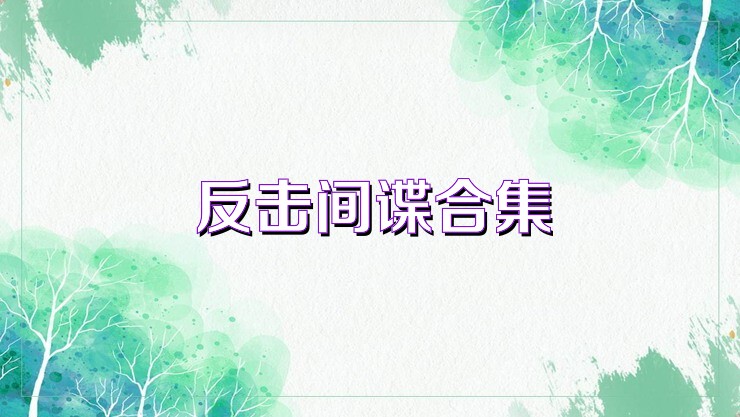 反击间谍合集
