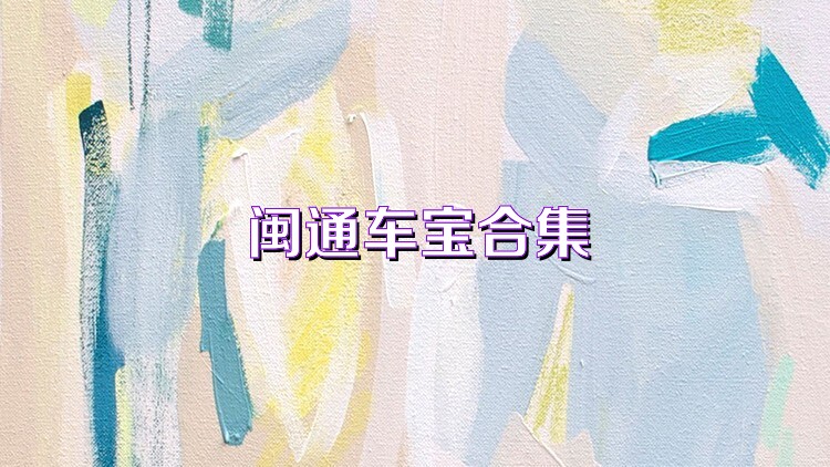闽通车宝合集